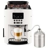 Espressor automat Espresseria Automatic EA8161, dispozitiv spumare, rasnita, ecran LCD, 15 bar, 1.7 l, alb, Krups