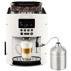 Espressor automat Espresseria Automatic EA8161, dispozitiv spumare, rasnita, ecran LCD, 15 bar, 1.7 l, alb