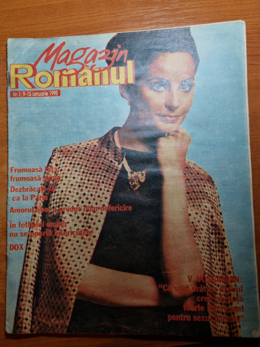 magazin romanul 9-15 ianuarie 1995-dr.alban la bucuresti,lita dumitru