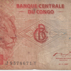 M1 - Bancnota foarte veche - Congo - 20 franci