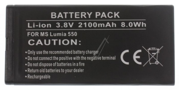 3,8V-2100MAH LI-ION SMARTPHONE ACUMULATOR PTR NOKIA/MICROSOFT COM