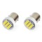 Set 2 becuri auto cu leduri AMIO 12V 0.4W Ba9s T8.5 , 3 SMD 7020, bord si pozitie AutoDrive ProParts