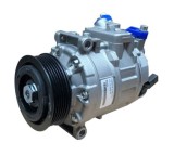 Compresor aer conditionat VW Transporter T5, 2003-2016, motorizare 2.0 TDI, 62kw, diesel, rola curea 100 mm, 6 caneluri, de tip Denso: 7SEU17C