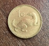 C50 - Moneda foarte veche - Malta - 1 cent - 1986