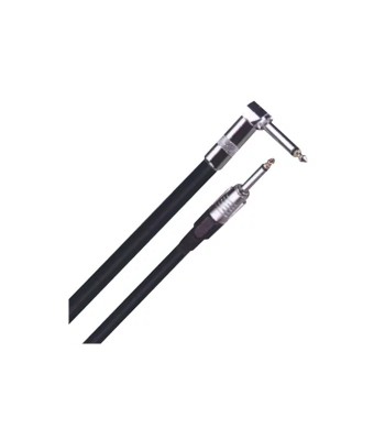 Cablu chitara Jack 6.35 mm tata la Jack 6.35 mm tata la 90 grade 6m foto