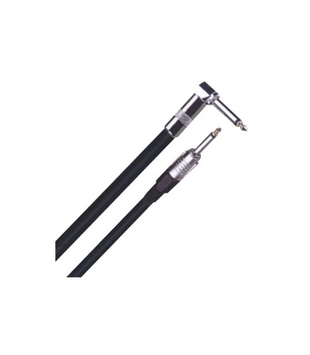 Cablu chitara Jack 6.35 mm tata la Jack 6.35 mm tata la 90 grade 6m