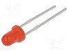 Dioda LED, 3mm, ro&amp;#351;ie, 30mcd, 20mA, 2,1...2,5V, LUMEX - SSL-LX3052ID
