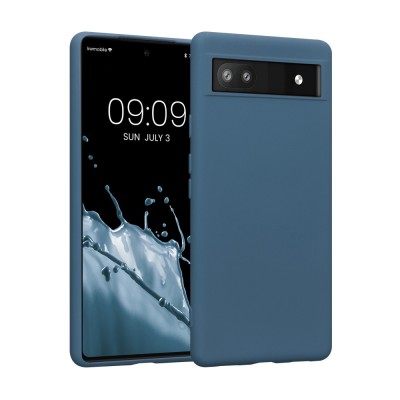 Husa Kwmobile pentru Google Pixel 6a, Silicon, Verde, 58053.57 foto