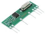 Modul receptor RF FM AM 433,92MHz AUREL 650201461G - Sensibilitate -112dBm 5V 4,3mA