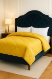 Pilota Matlasata Culoare Mustar - 200x210 Cm Hipoalergenica