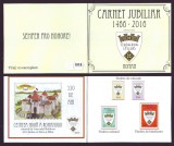 2016 Carnet filatelic jubiliar particular Cetatea Noua a Romanului 550 ani