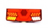 Lampa LED Multifunctionala Neon W138DL Stanga 12/24V, Stop, Pozitie, Semnalizare, Mers Inapoi, Camion, Remorca, 350x131mm