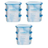 Set 9 absorbante umiditate Clean Air, suprafata 35 mp, 9 x 100 gr, fara parfum