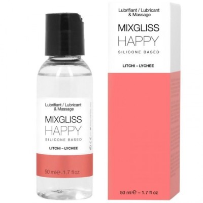 MIXGLISS - HAPPY LITCHI SILICONE LUBRICANT 50 ML foto