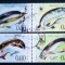 Bulgaria 2002 fauna WWF pești surioni serie ștampilata