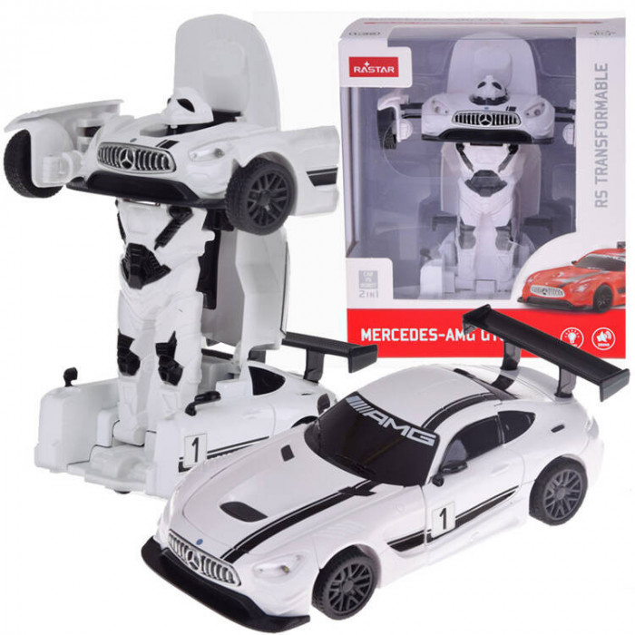 RASTAR Mercedes GT3 AMG Robot Car Transformare lumina sunet ZA5135