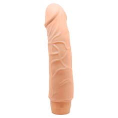 Vibrator Realistic Barbara Jeff, Natural, 19 cm