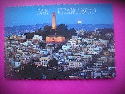 HOPCT 8121 TURNUL MAJESTIC COIT -SAN FRANCISCO-CALIFORNIA -SUA-AMERICA DE NORD -NECIRCULATA- foto