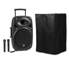 Auna Streetstar Sistemul 12 PA mobil cu capac de protec?ie 12 &amp;amp;#039;&amp;amp;#039; subwooferBT USB / SD / MP3 foto