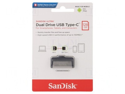 Pendrive OTG USB 3.1 128GB Dual USB-A USB-C foto