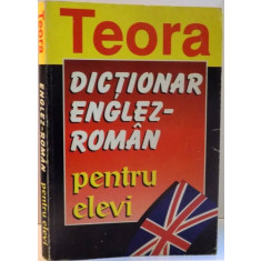 DICTIONAR ENGLEZ-ROMAN PENTRU ELEVI , 1998