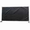 Prelată pentru gard de construcție 160g/m&sup2; negru PE 1, 76m x 3, 41m