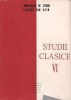 STUDII CLASICE VOL. VI, Cartonata