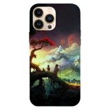 Husa compatibila cu Apple iPhone 15 Pro Max model The worm world saga, Silicon, TPU, Viceversa, Transparent, Carcasa