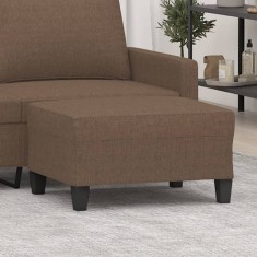 vidaXL Taburet, maro, 70x55x41 cm, material textil