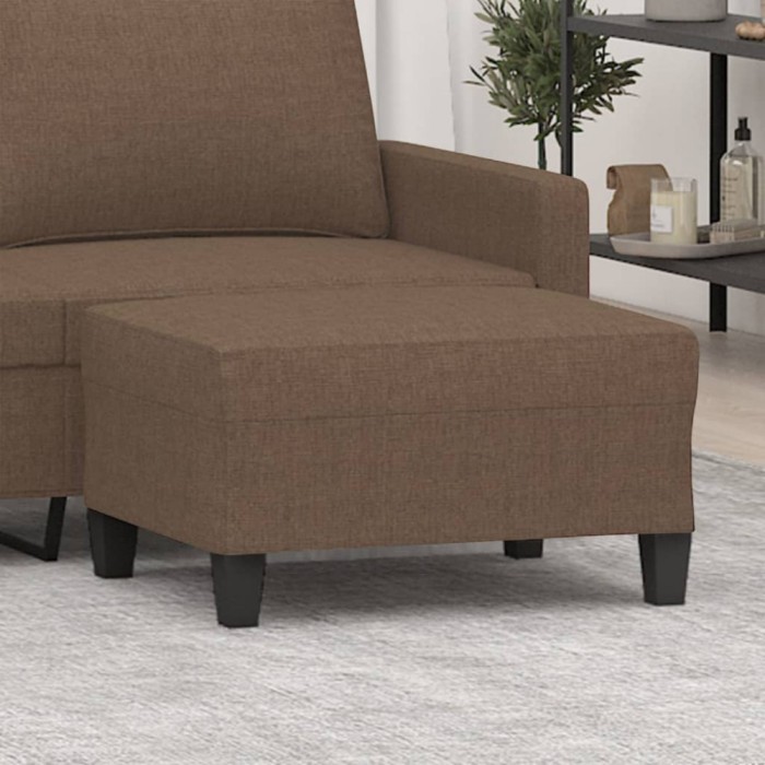 Gossi taburet, maro, 70x55x41 cm, material textil