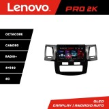Navigatie Toyota Hilux 2008-2014 Lenovo Pro 2K QLED 4GB+64GB cu 360