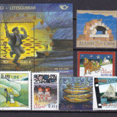 Aland 2005/2006 lot de timbre serii complete nominal = 9.55 eu MNH