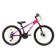 Bicicleta Copii Dhs Terrana 2423 - 24 Inch, Violet/Roz Ultimate FactoryBikes