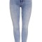 Blugi pentru femei ONLY Onlblush Mid Sk Ank Raw Dnm Rea694 Noos, albastru, S 30 - OUTLET