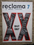 REVISTA RECLAMA SI TEHNICA COMERCIALA NR 7 1967