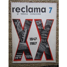 REVISTA RECLAMA SI TEHNICA COMERCIALA NR 7 1967