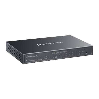 SWITCH TP-LINK Omada easy managed, 8&amp;Atilde;&amp;mdash; Gigabit 802.3at/af-compliant PoE+ RJ45, 1&amp;Atilde;&amp;mdash; Gigabit RJ45 port,1&amp;Atilde;&amp;mdash; Gigabit SFP/RJ45 Combo,125W buget POE, carcas foto