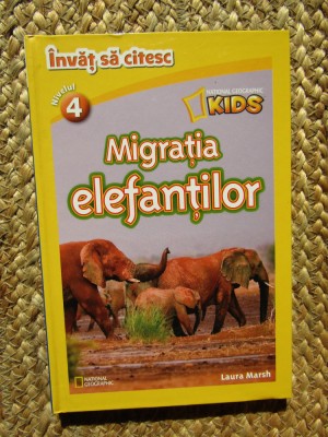 Invat sa citesc. Nivelul 4. Migratia elefantilor, Litera foto