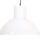 VidaXL Lampă suspendată, 25 W, alb, rotund, 48 cm, E27