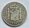SPANIA 2 PESETAS 1882 ARGINT VF+, Europa