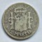 SPANIA 2 PESETAS 1882 ARGINT VF+