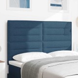 Tăblie LED Design Linii Albastre 72 cm Țesătură