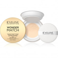 Eveline Cosmetics Wonder Match Pudră transparentă de fixare 6 g
