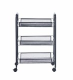 Carucior din metal cu 3 niveluri si roti