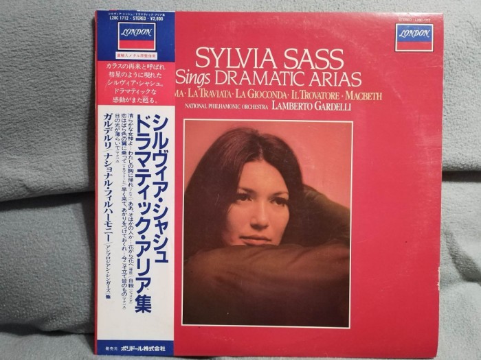 Vinil &quot;Japan Press&quot; Sylvia Sass Sings Dramatic Arias (EX)