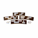 Joc de remi din lemn masiv, semirotund / ZTS 5509