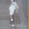 Fotografie tip carte postala, femeie in costum traditional, 1928