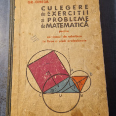 Culegere de exercitii si probleme de matematica Gr. Gheba