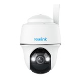 Camera de supraveghere Reolink Go PT Plus G430 cu 4G - LTE, baterie reincarcabila, vizibilitate 360&deg;, detectare Persoana/Vehicul, rezolutie 5MP