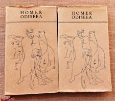 Odiseea (editie cartonata, de lux) 2 Volume. Traducere de G. Cosbuc - Homer foto